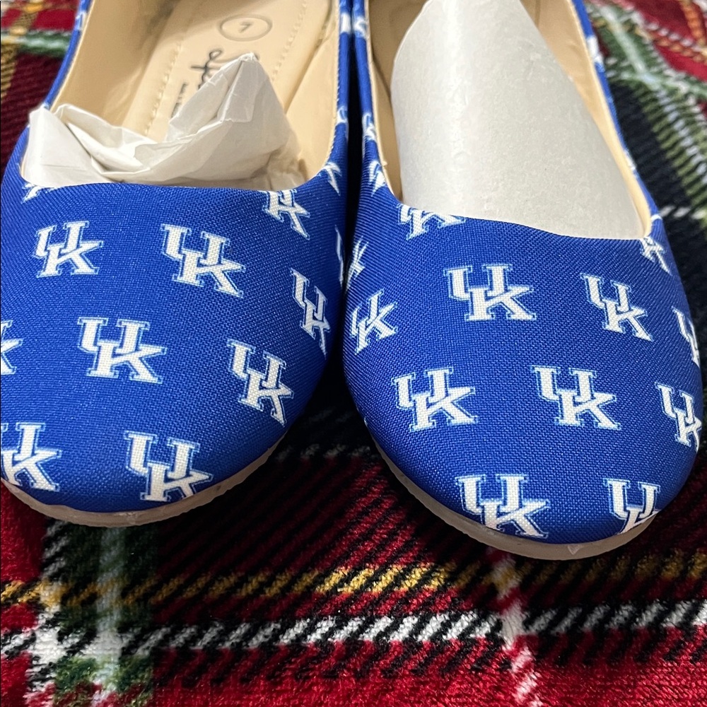 Spirit Blue Patterned Flats - Picture 9 of 9